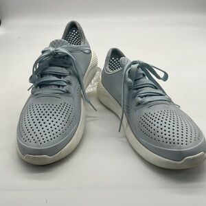 croc's Baby Blue Lite Ride Sneakers size 10